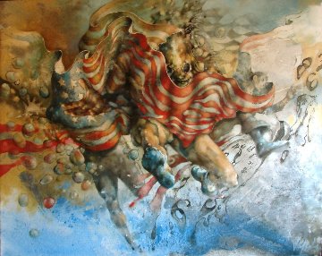 United Concept 2018 52x64 Original Painting - Voytek United Concept 2018 52x64 Original Painting - Voytek