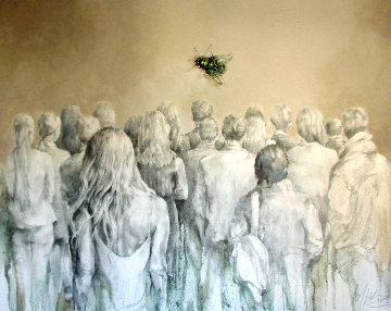 Last Butterfly 2019 48x60 Original Painting - Voytek Last Butterfly 2019 48x60 Original Painting - Voytek