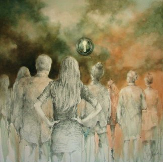 Someone Will... 2019 48x48 Super Huge Original Painting - Voytek Someone Will... 2019 48x48 Super Huge Original Painting - Voytek