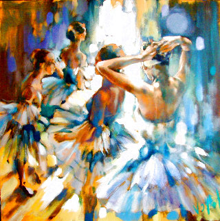 Backstage-In the Moment 2019 36x36 Original Painting - Voytek Backstage-In the Moment 2019 36x36 Original Painting - Voytek