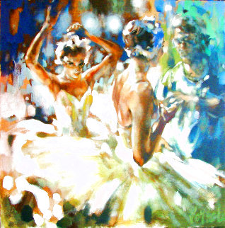 Backstage-Courage 2019 36x36 Original Painting - Voytek Backstage-Courage 2019 36x36 Original Painting - Voytek