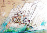 Sailor's Diary Race 2021 40x51 Nautical Chart Original Painting by  Voytek - 0