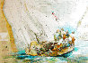 Sailor's Diary, Lake Michigan 2021 40x51 Nautical Chart Original Painting by  Voytek - 0