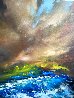 When the Ocean Meets the Sky 48x48 Huge Original Painting by  Voytek - 2