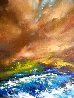 When the Ocean Meets the Sky 48x48 Huge Original Painting by  Voytek - 1