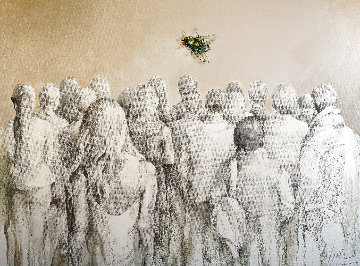 Last Butterfly 2020 48x60 Huge Original Painting - Voytek Last Butterfly 2020 48x60 Huge Original Painting - Voytek