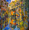 Gaudis View 2024 46x44 - Huge - Barcelona, Spain Original Painting by  Voytek - 2