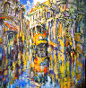 Gaudis View 2024 46x44 - Huge - Barcelona, Spain Original Painting by  Voytek - 0