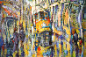 Gaudis View 2024 46x44 - Huge - Barcelona, Spain Original Painting by  Voytek - 7