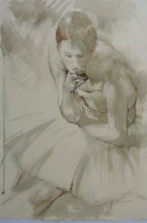 Dancer Drawing 2016 24x17 Drawing - Voytek Dancer Drawing 2016 24x17 Drawing - Voytek