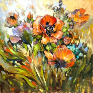 Marta's Garden-on Wind Embellished Limited Edition Print - Voytek Marta's Garden-on Wind Embellished Limited Edition Print - Voytek