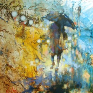 Fall Nostalgia 2016 48x48 Super Huge Original Painting - Voytek Fall Nostalgia 2016 48x48 Super Huge Original Painting - Voytek
