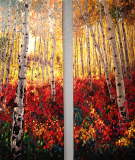 Autumn Promise Diptych AP 2013 60x50 Super Huge Limited Edition Print - Jennifer Vranes Autumn Promise Diptych AP 2013 60x50 Super Huge Limited Edition Print - Jennifer Vranes
