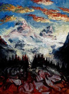 Passage 2017 31x23 Original Painting - Nico Vrielink Passage 2017 31x23 Original Painting - Nico Vrielink