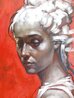 Portrait of a Woman 2024 31x16 Oil on Canvas Original Painting by Nico Vrielink - 2 Portrait of a Woman 2024 31x16 Oil on Canvas Original Painting by Nico Vrielink - 2