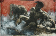Barong Dance (Bali) 59x39 Huge Original Painting by Nico Vrielink - 0 Barong Dance (Bali) 59x39 Huge Original Painting by Nico Vrielink - 0