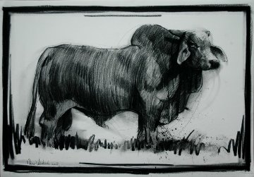 Bull 2008 27x39 Works on Paper (not prints) - Nico Vrielink Bull 2008 27x39 Works on Paper (not prints) - Nico Vrielink