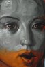 Portrait of a Woman 2011 78x39 - Mixed Media on Canvas - Huge Mural Size Original Painting by Nico Vrielink - 2
