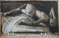 Reclining Nude 2008 25x39 Original Painting by Nico Vrielink - 1 Reclining Nude 2008 25x39 Original Painting by Nico Vrielink - 1