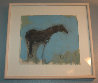 Solitary Horse 1992 9x10 Original Painting by Theodore (Ted) Waddell - 1 Solitary Horse 1992 9x10 Original Painting by Theodore (Ted) Waddell - 1