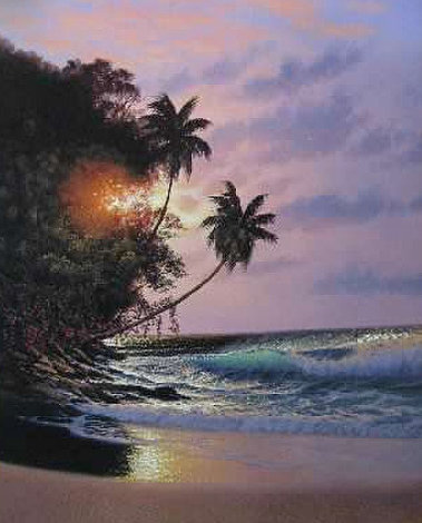 Fellowship of Light AP 2007 Embellished - Hawaii Limited Edition Print - Walfrido Garcia