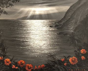 Recalling the View 24x30 Original Painting - Walfrido Garcia Recalling the View 24x30 Original Painting - Walfrido Garcia