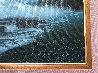 Tide Pools And Blowholes 2000 32x44 Original Painting by Walfrido Garcia - 3 Tide Pools And Blowholes 2000 32x44 Original Painting by Walfrido Garcia - 3