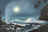 Tide Pools And Blowholes 2000 32x44 Original Painting by Walfrido Garcia - 0 Tide Pools And Blowholes 2000 32x44 Original Painting by Walfrido Garcia - 0