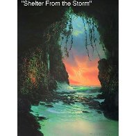 Shelter From the Storm 1996 Huge 40x34 Limited Edition Print by Walfrido Garcia - 2 Shelter From the Storm 1996 Huge 40x34 Limited Edition Print by Walfrido Garcia - 2