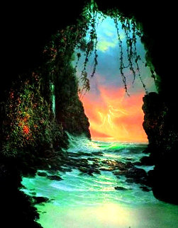 Shelter From the Storm 1996 Huge 40x34 Limited Edition Print - Walfrido Garcia Shelter From the Storm 1996 Huge 40x34 Limited Edition Print - Walfrido Garcia