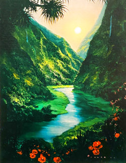 River Dreams 1999 Limited Edition Print - Walfrido Garcia River Dreams 1999 Limited Edition Print - Walfrido Garcia