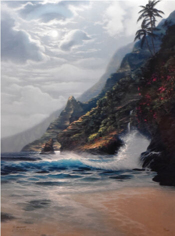 Paradise Glow 1994 - Hawaii Limited Edition Print - Walfrido Garcia