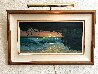 Lucid Dreams 1997  21x33 - Signed Twice - Koa Frame Original Painting by Walfrido Garcia - 1