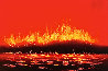 Eruption 2005 Hawaii 24x36 Original Painting by Walfrido Garcia - 0