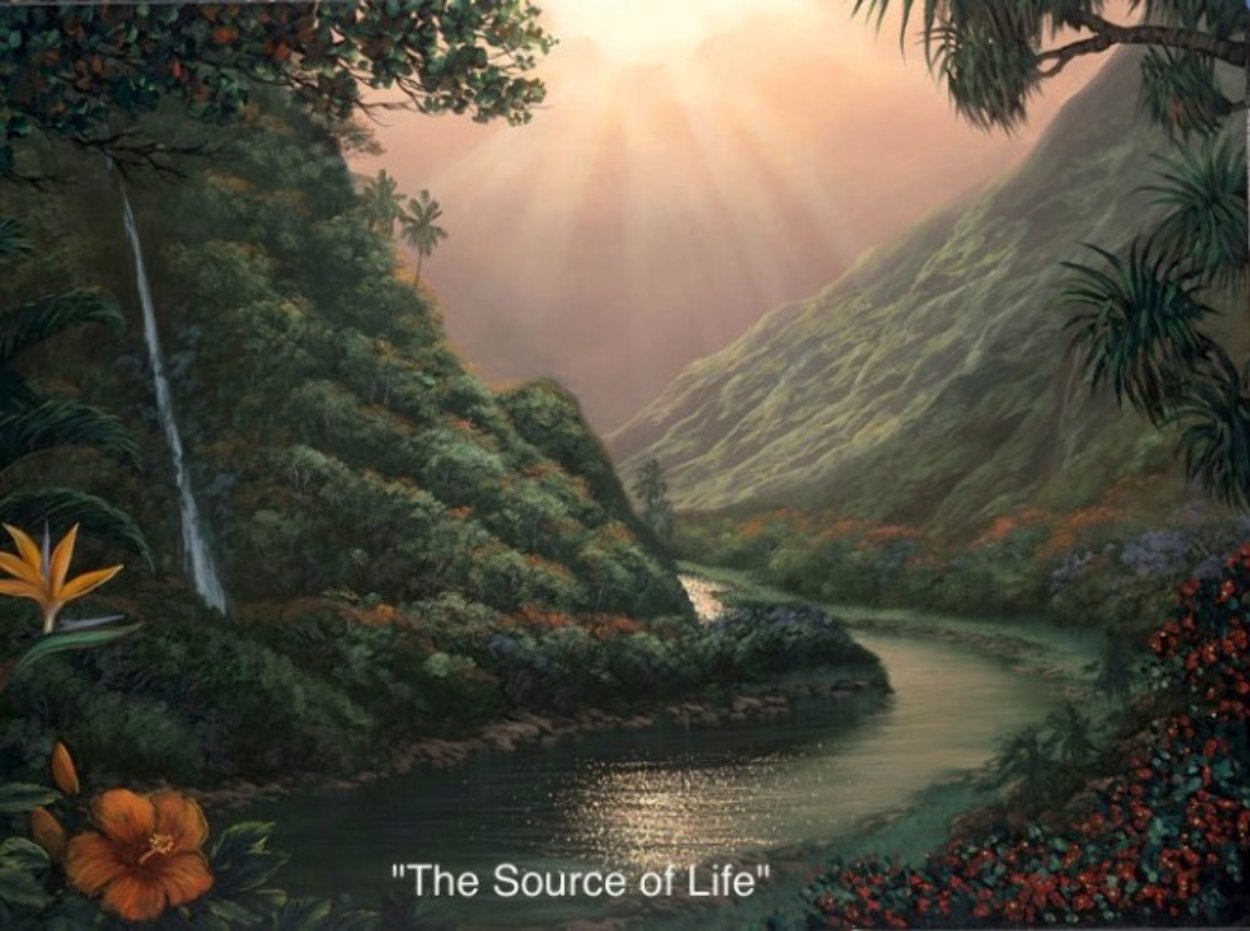 Source of Life AP Embellished Limited Edition Print by Walfrido Garcia Source of Life AP Embellished Limited Edition Print by Walfrido Garcia