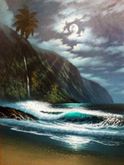 Worthy of Reflection 2006 40x30 Original Painting - Walfrido Garcia Worthy of Reflection 2006 40x30 Original Painting - Walfrido Garcia
