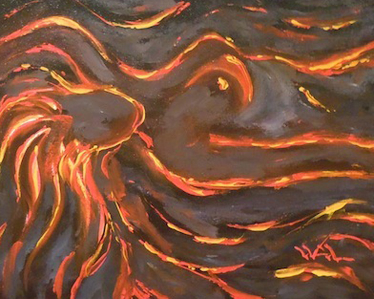 Lay Me Down 29x34 Original Painting by Walfrido Garcia Lay Me Down 29x34 Original Painting by Walfrido Garcia