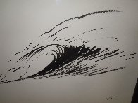 Wave Form Chinese Brush Painting 2008 14x24 Original Painting by Walfrido Garcia - 2 Wave Form Chinese Brush Painting 2008 14x24 Original Painting by Walfrido Garcia - 2