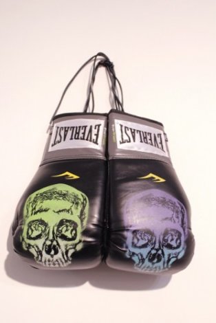 Boxing Gloves 2013 Original Painting - Nick Walker