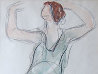 Isadora Duncan III Watercolor 1910 13x8 Watercolor by Abraham Walkowitz - 1