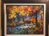 Autumn River 2013 39x32 Original Painting by Daniel Wall - 1