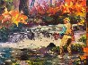 Autumn River 2013 39x32 Original Painting by Daniel Wall - 3