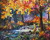 Autumn River 2013 39x32 Original Painting by Daniel Wall - 0