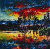 Lake Afternoon   2017 Embellished Limited Edition Print by Daniel Wall - 0