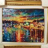 Glitter Harbor  Embellished Limited Edition Print by Daniel Wall - 1