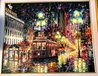 New Orleans Cable Car 2016 - Framed Embellished Giclee on Canvas  - Louisiana Limited Edition Print by Daniel Wall - 2