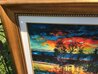 Lake Afternoon 2017 - Framed  Embellished Giclee on Canvas Limited Edition Print by Daniel Wall - 3