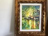 Reflection of Eiffel Tower 2016 Embellished Limited Edition Print by Daniel Wall - 1
