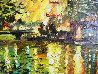 Reflection of Eiffel Tower 2016 Embellished Limited Edition Print by Daniel Wall - 5