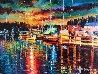 Glitter Harbor 2014 Embellished Limited Edition Print by Daniel Wall - 4